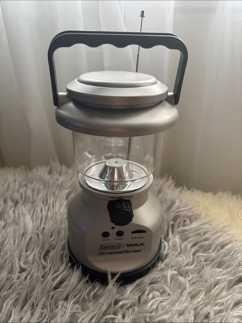 Coleman Silver Gray Portable Lantern